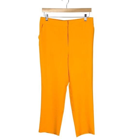 Skies Are Blue Straight Leg Pants Orange Size L High Rise - Picture 3 of 10